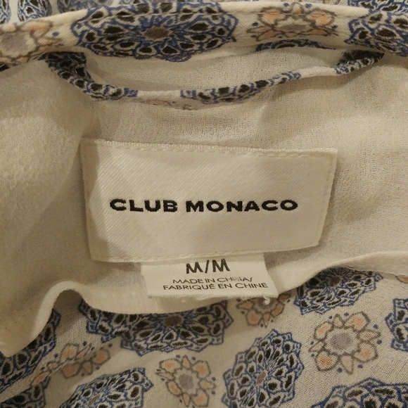 Club Monaco Silk Zip-up Jacket - Picture 4 of 5